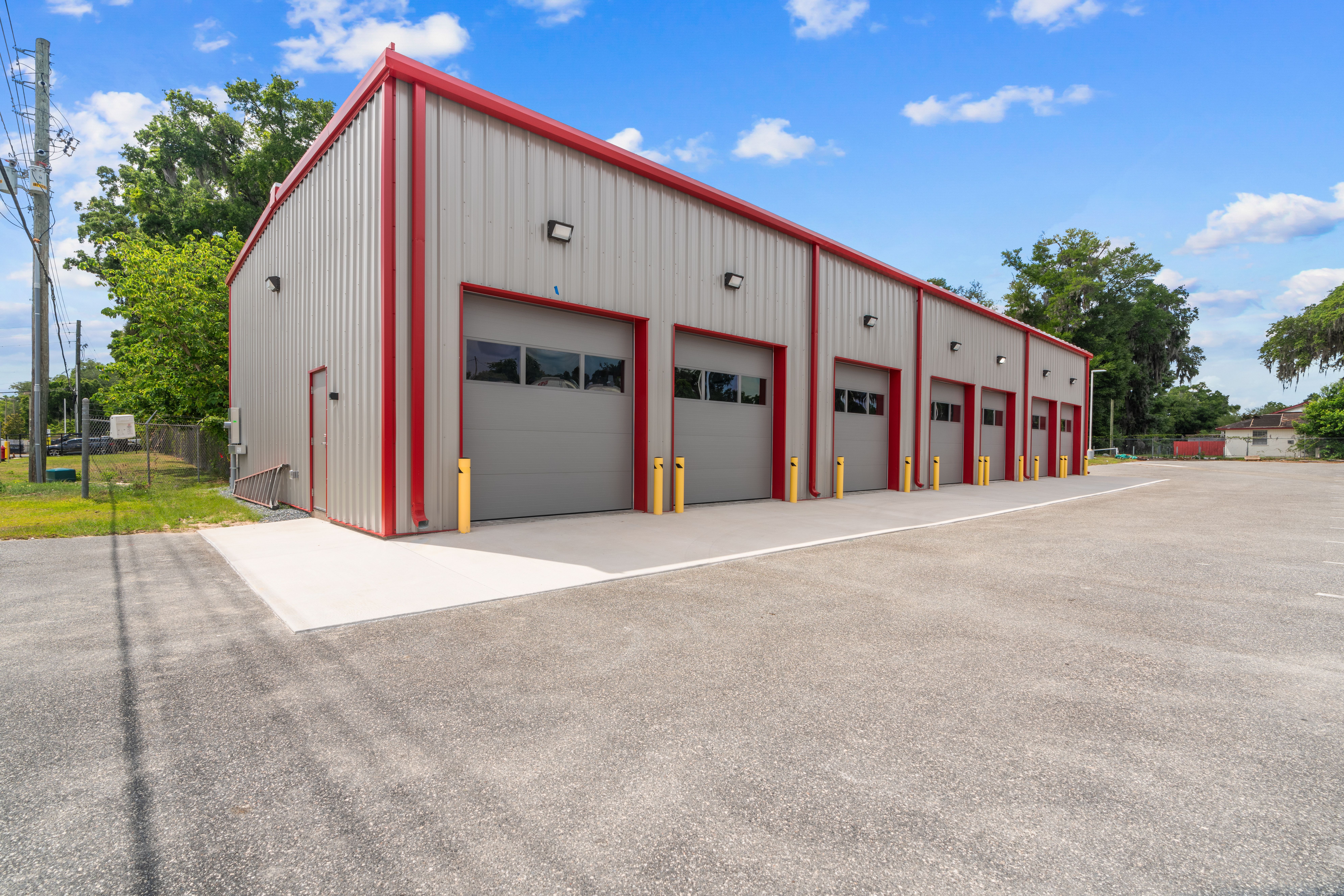 Completed exterior